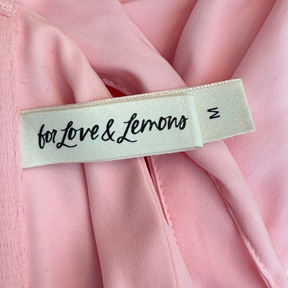 New! FOR LOVE & LEMONS Pastel Watercolor Rose Dress 45041 - Picture 12 of 14